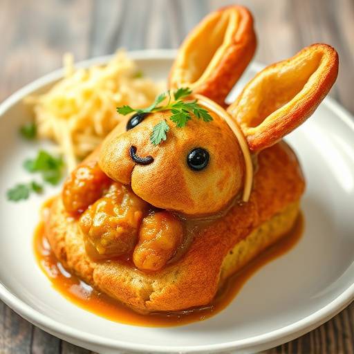 Bunny Chow - a hollowed-out loaf of bread filled with curry